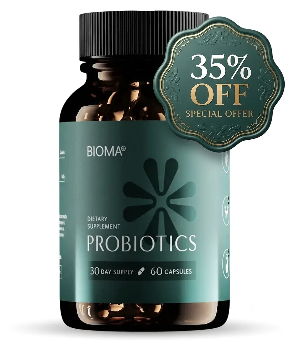 Bioma Probiotics Digestive Supplement Special Massive Discount Offer of 35%